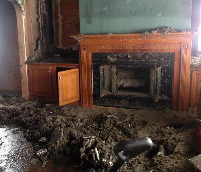 Devastating Fire Tears Through Living Room 